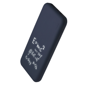 Внешний аккумулятор с подсветкой Люче (Luce) 10000 mAh, синий