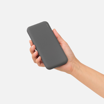 Внешний аккумулятор с подсветкой Люче (Luce) 10000 mAh, серый