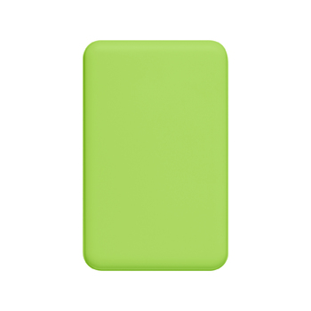 Внешний аккумулятор Ларго PD (Largo PD) 5000mAh с функцией беспроводной зарядки 15W, салатовый