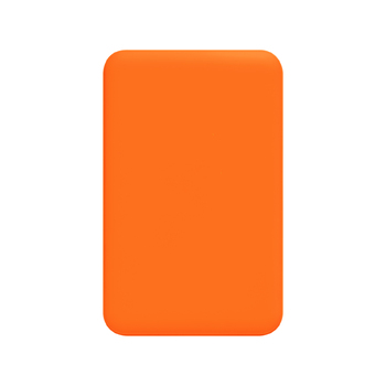 Внешний аккумулятор Ларго PD (Largo PD) 5000mAh с функцией беспроводной зарядки 15W, оранжевый