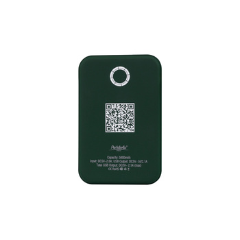 Внешний аккумулятор с подсветкой Старлайт PB (Starlight PB) 5000 mAh, зеленый