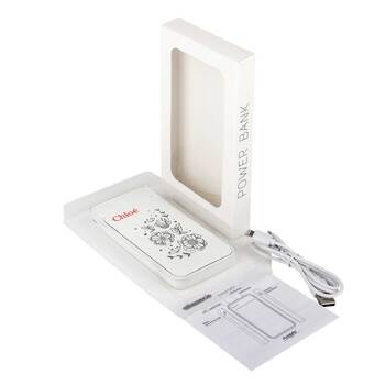 Внешний аккумулятор с подсветкой Старлайт Плюс PB (Starlight Plus PB) 10000 mAh, белый