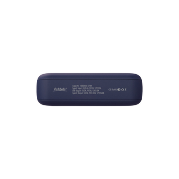 Внешний аккумулятор с функцией быстрой зарядки Формула (Formula) 10000 mAh, синий