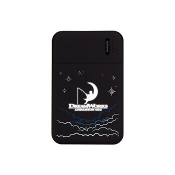 Внешний аккумулятор с подсветкой Скайлайн (Skyline), 5000 mAh, черный