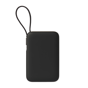 Внешний аккумулятор Комбо (Combo) 4-в-1 10000mAh с функцией беспроводной зарядки 15W, черный