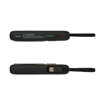 Внешний аккумулятор Комбо (Combo) 4-в-1 10000mAh с функцией беспроводной зарядки 15W, черный