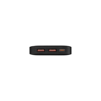 Внешний аккумулятор с цветной подсветкой Анкор Макс Плюс PD (Ancor PD Max Plus) 10000 mAh, черный