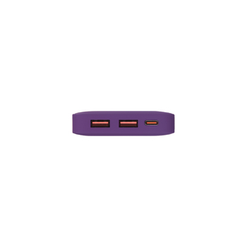 Внешний аккумулятор с подсветкой Анкор Плюс PD (Ancor PD Plus) 10000 mAh, фиолетовый