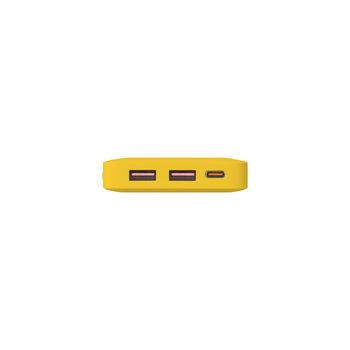 Внешний аккумулятор с подсветкой Анкор Плюс PD (Ancor PD Plus) 10000 mAh, желтый