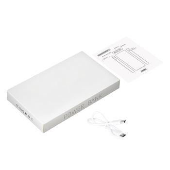 Внешний аккумулятор с подсветкой Анкор Плюс PD (Ancor PD Plus) 10000 mAh, белый