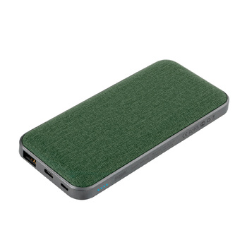 Внешний аккумулятор Твид PB (Tweed PB) 10000 mAh, зеленый