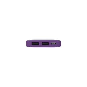Внешний аккумулятор с подсветкой Анкор (Ancor) 5000 mAh, фиолетовый