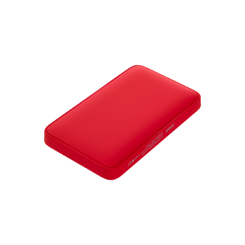 Внешний аккумулятор с подсветкой Анкор (Ancor) 5000 mAh, красный