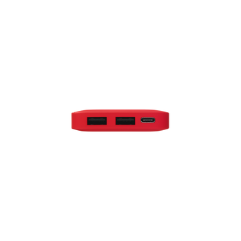 Внешний аккумулятор с подсветкой Анкор (Ancor) 5000 mAh, красный