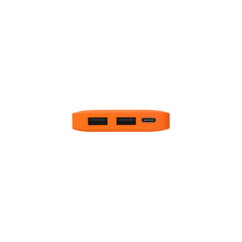 Внешний аккумулятор с подсветкой Анкор (Ancor) 5000 mAh, оранжевый