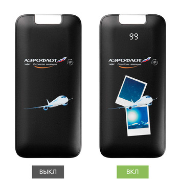 Внешний аккумулятор Оптима (Optima) 10000 mAh, черный