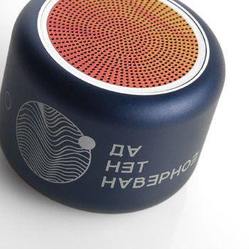 Беспроводная колонка Пэшн (Passion) 80dB 600 mAh (Bluetooth 5.4), синяя