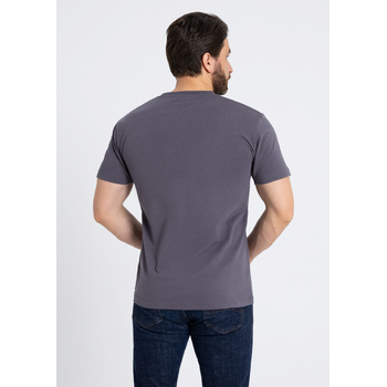 Футболка мужская STAN хлопок 180, 08, Тёмно-серый,  (100/1)  (48/M)