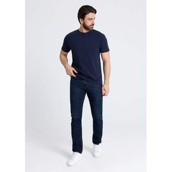 Футболка мужская STAN хлопок 180, 08, Тёмно-синий,  (46)  (42/XXS)