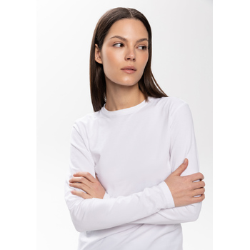 Лонгслив STAN хлопок/эластан 180, 35, Белый,  (10/1)  (44/XS)