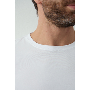 Лонгслив STAN хлопок/эластан 180, 35, Белый,  (10/1)  (44/XS)
