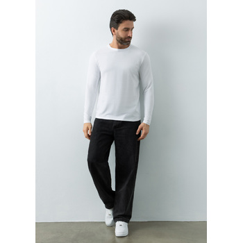 Лонгслив STAN хлопок/эластан 180, 35, Белый,  (10/1)  (52/XL)