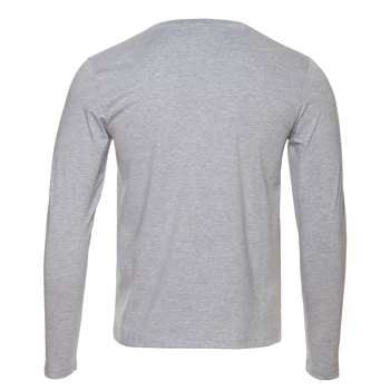 Лонгслив STAN хлопок/эластан 180, 35, Серый меланж,  (50/60)  (50/L)