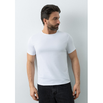 Футболка мужская STAN хлопок/эластан 180, 37, Белый,  (10/1)  (52/XL)