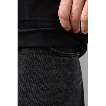 Футболка мужская STAN хлопок/эластан 180, 37, Чёрный,  (20)  (52/XL)