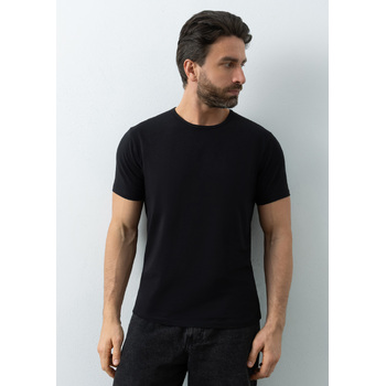 Футболка мужская STAN хлопок/эластан 180, 37, Чёрный,  (20)  (54/XXL)