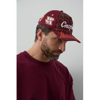 Футболка унисекс оверсайз STAN хлопок/полиэстер 260, 40, Бордовый,  (66)  (44/XS)