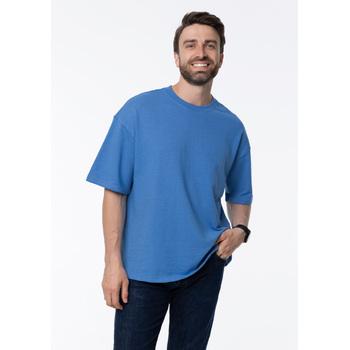 Футболка унисекс оверсайз STAN хлопок/полиэстер 260, 40, Голубой,  (761)  (52/XL)