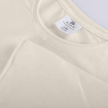 Футболка унисекс оверсайз STAN хлопок/спандекс 260, 41, Молочный,  (11)  (54/XXL)
