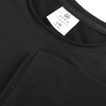 Футболка унисекс оверсайз STAN хлопок/спандекс 260, 41, Чёрный,  (20)  (56/XXXL)