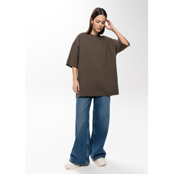 Футболка унисекс оверсайз STAN хлопок 240, 56, Оливковый хаки,  (36)  (54/XXL)