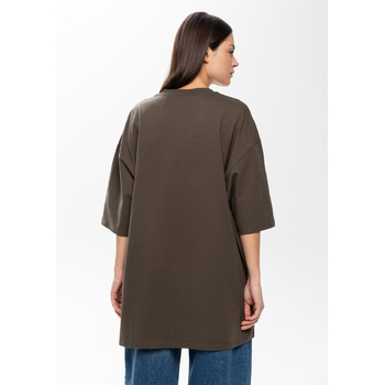 Футболка унисекс оверсайз STAN хлопок 240, 56, Оливковый хаки,  (36)  (54/XXL)