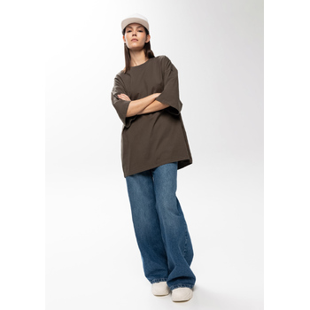 Футболка унисекс оверсайз STAN хлопок 240, 56, Оливковый хаки,  (36)  (54/XXL)