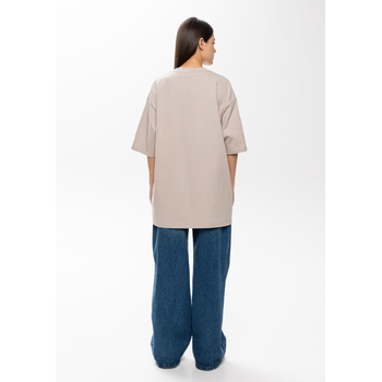 Футболка унисекс оверсайз STAN хлопок 260, 156, Песочный бежевый,  (541)  (56/XXXL)