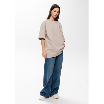 Футболка унисекс оверсайз STAN хлопок 260, 156, Песочный бежевый,  (541)  (56/XXXL)