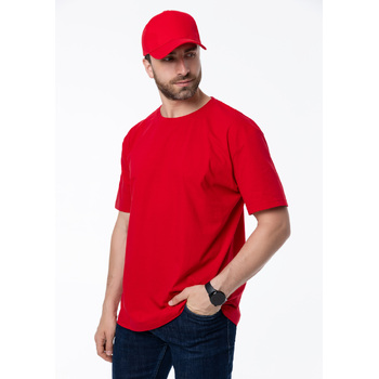 Футболка унисекс без бокового шва STAN хлопок 160, 02, Красный,  (14)  (44/XS)