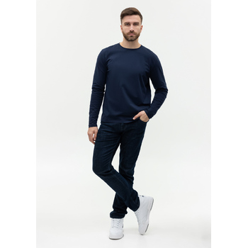 Лонгслив STAN хлопок/эластан 180, 35, Тёмно-синий,  (46)  (42/XXS)