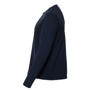 Лонгслив STAN хлопок/эластан 180, 35, Тёмно-синий,  (46)  (44/XS)