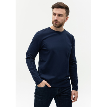 Лонгслив STAN хлопок/эластан 180, 35, Тёмно-синий,  (46)  (46/S)