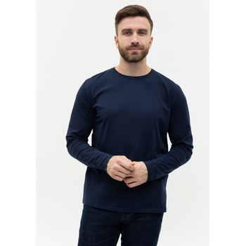 Лонгслив STAN хлопок/эластан 180, 35, Тёмно-синий,  (46)  (46/S)