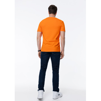 Футболка мужская STAN хлопок/эластан 180, 37, Оранжевый,  (28/1)  (44/XS)