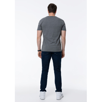 Футболка мужская STAN хлопок/эластан 180, 37, Тёмный меланж,  (60/1)  (44/XS)