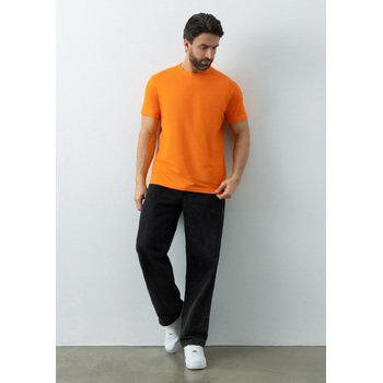 Футболка унисекс STAN, хлопок 150, 51, Оранжевый,  (28/1)  (60-62/5XL)