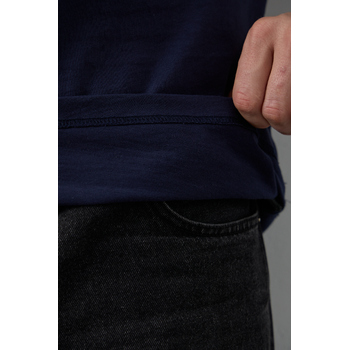 Футболка унисекс STAN, хлопок 150, 51, Тёмно-синий,  (46)  (52/XL)