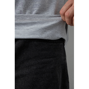 Футболка унисекс STAN, хлопок 150, 51, Серый меланж,  (50/60)  (54/XXL)