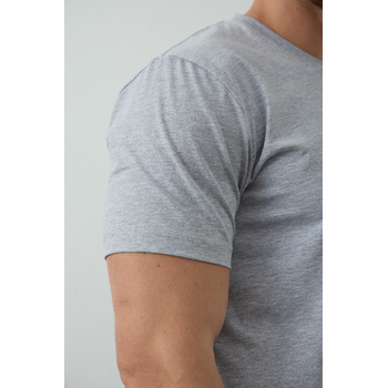 Футболка унисекс STAN, хлопок 150, 51, Серый меланж,  (50/60)  (60-62/5XL)